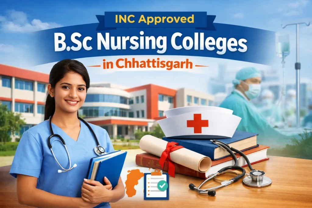 List of INC Approved B.Sc Nursing Colleges in Chhattisgarh
