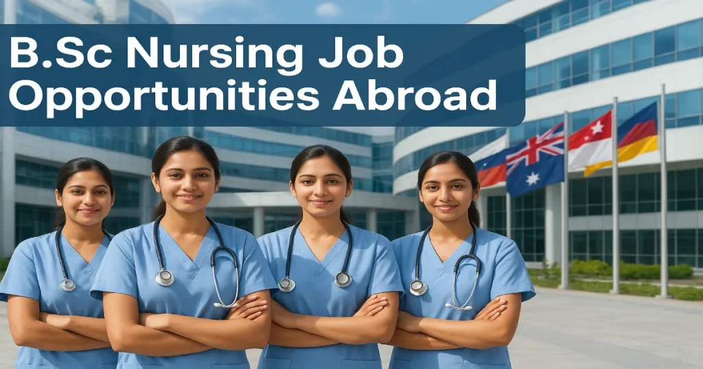 B.Sc Nursing Job Opportunities Abroad