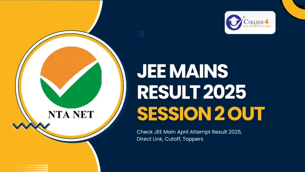 JEE Mains Result 2025 Session 2