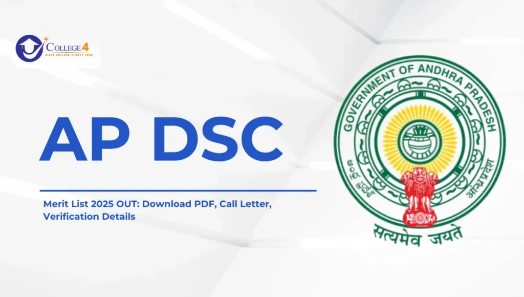 AP DSC Merit List 2025