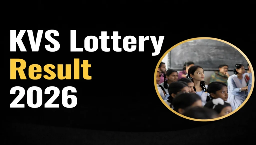 KVS Admission Lottery Result