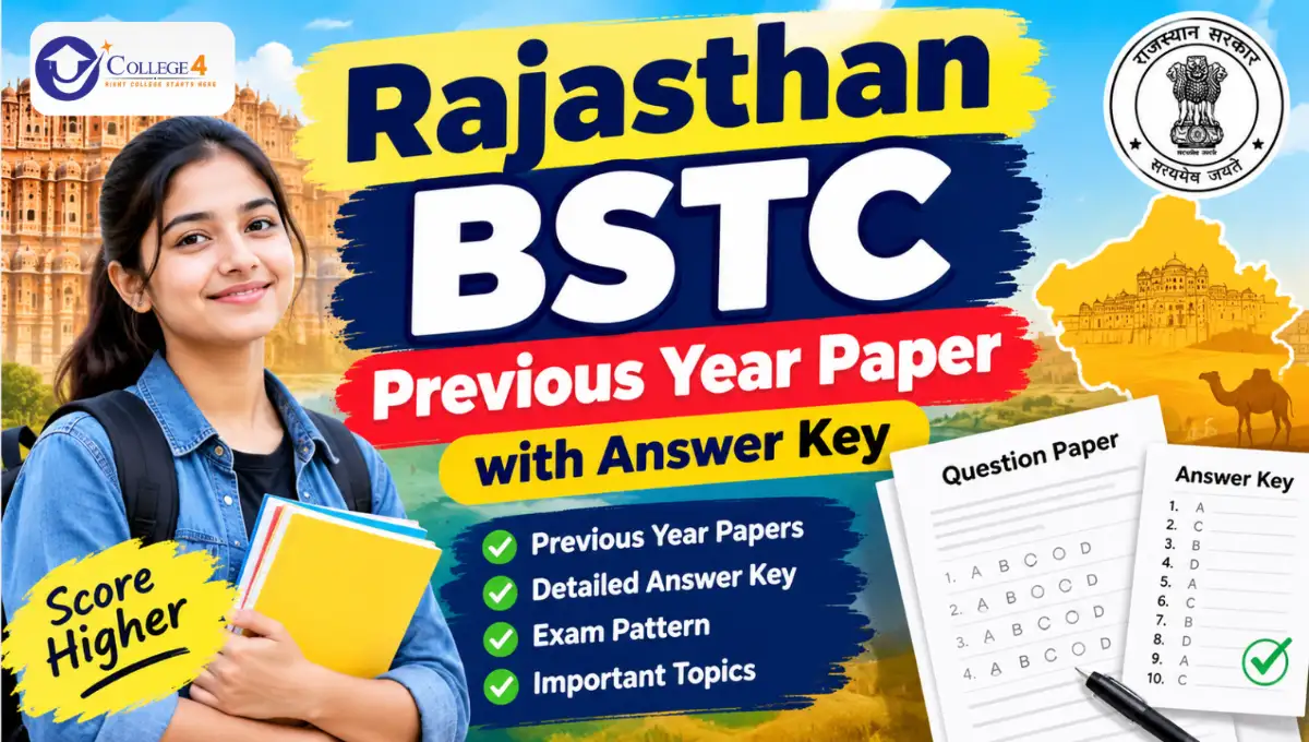 Old BSTC Paper: Rajasthan BSTC Previous Year Paper with Answer Key