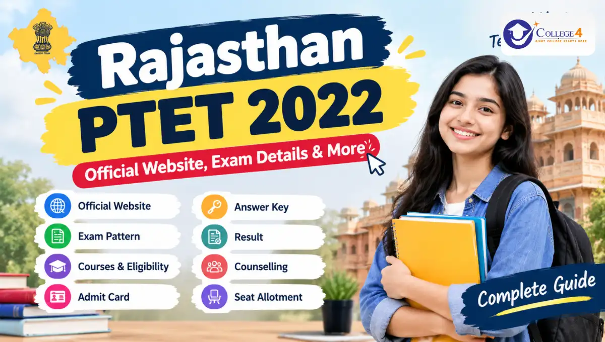 Rajasthan PTET 2022 Official Website Launched: Check Link, Exam Details & More